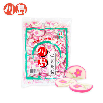 切片魚板 Sliced Kamaboko(Plum flower) - 隆盛食品,川島火鍋料,Lung Sheng Foods,批發,採購,進貨,火鍋,火鍋料,冷凍火鍋料,日式火鍋料,素食火鍋料,魚漿製品,冬天,麻辣鍋,麻辣燙,滷味,鴛鴦鍋